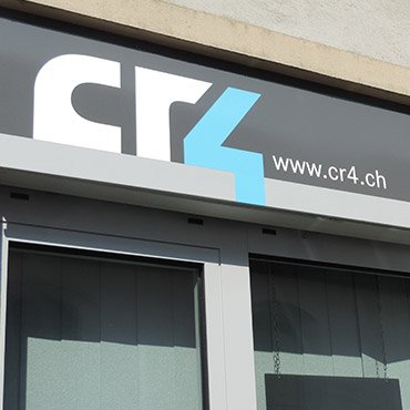 CR4 Beschriftung Büro